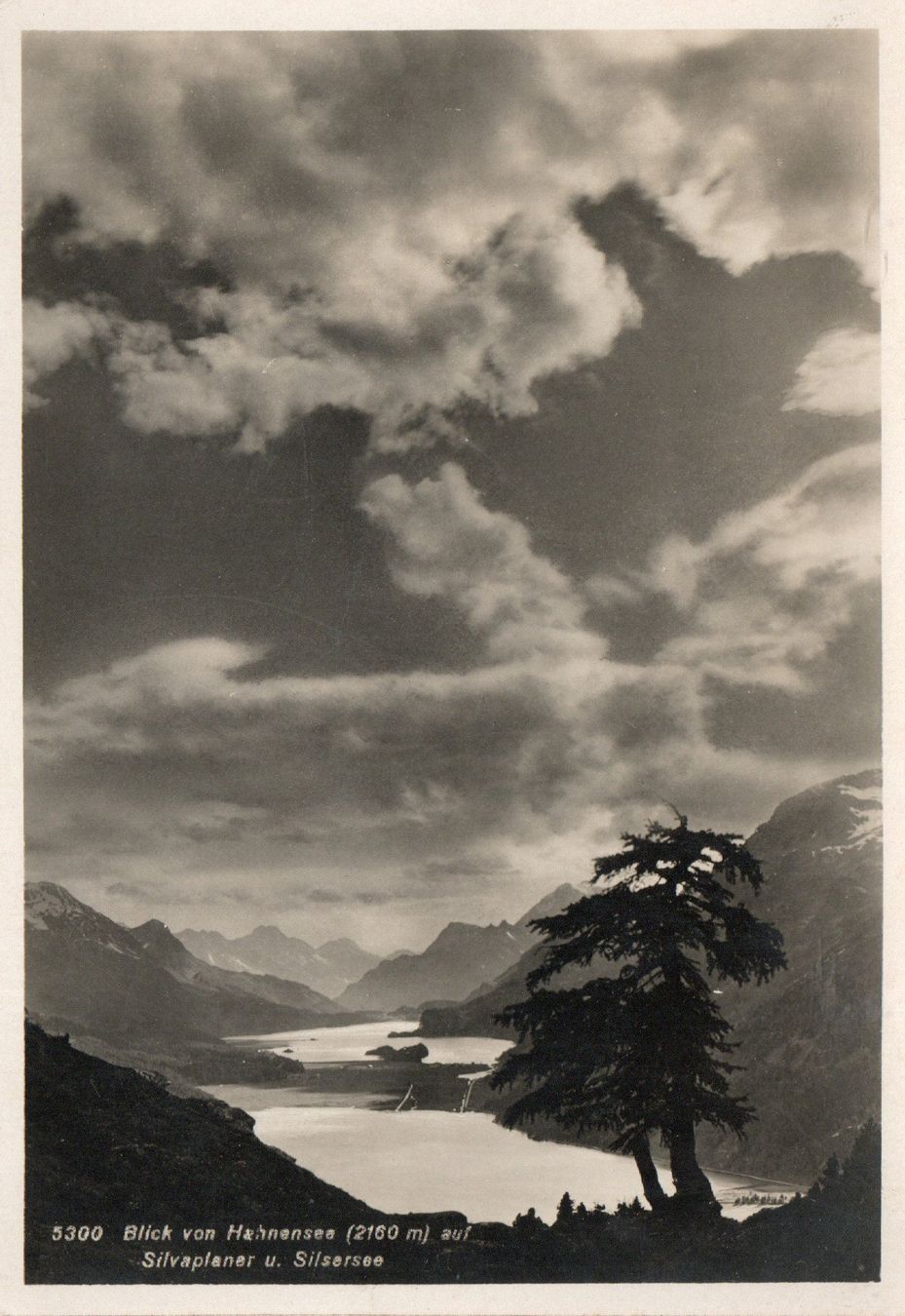 Cartoline postali: Blick vom Hahnensee auf Silvaplanasee – Nuovo (secondo la descrizione) da Melano venduto da pisonsdro