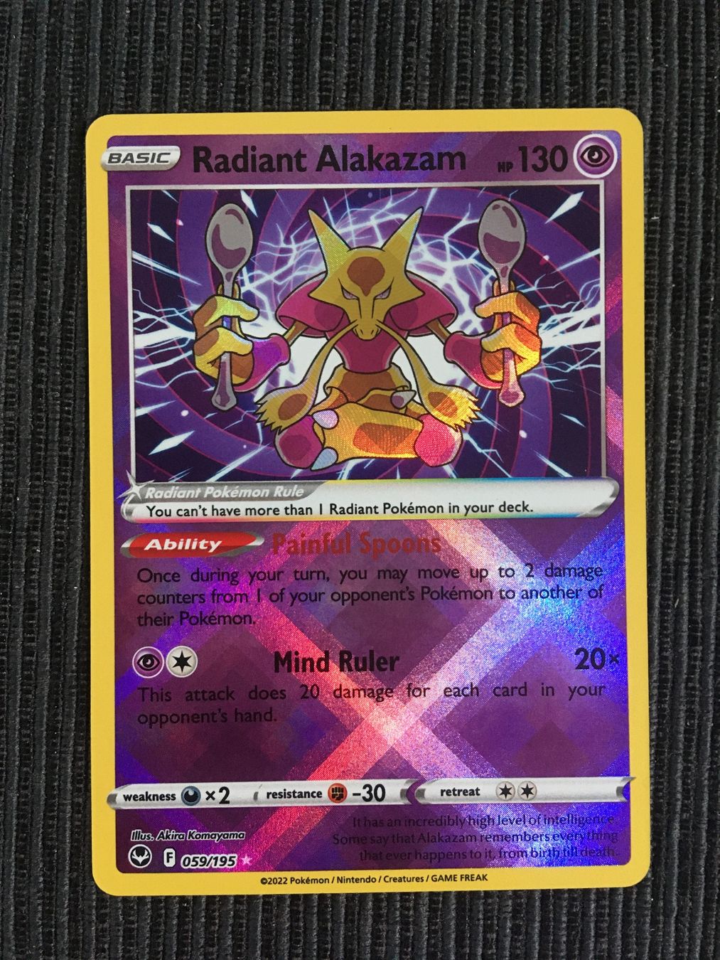 Pokémon Sammelbilder & Trading cards: Pokemon Radiant Alakazam Silver Tempest Englisch – Neu (gemäss Beschreibung) aus Wabern von Collectfun