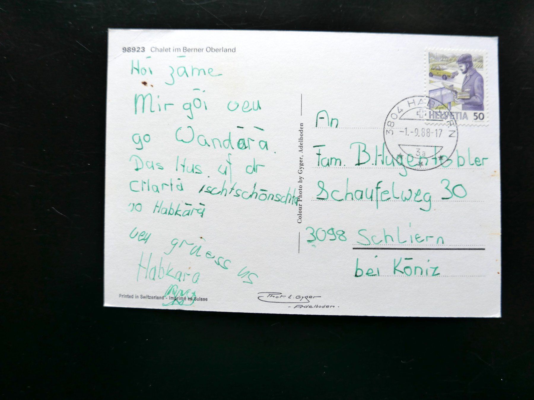 Cartoline postali: AK BERNER OBERLAND Chalet – Usato da Bern venduto da Balzamico 1