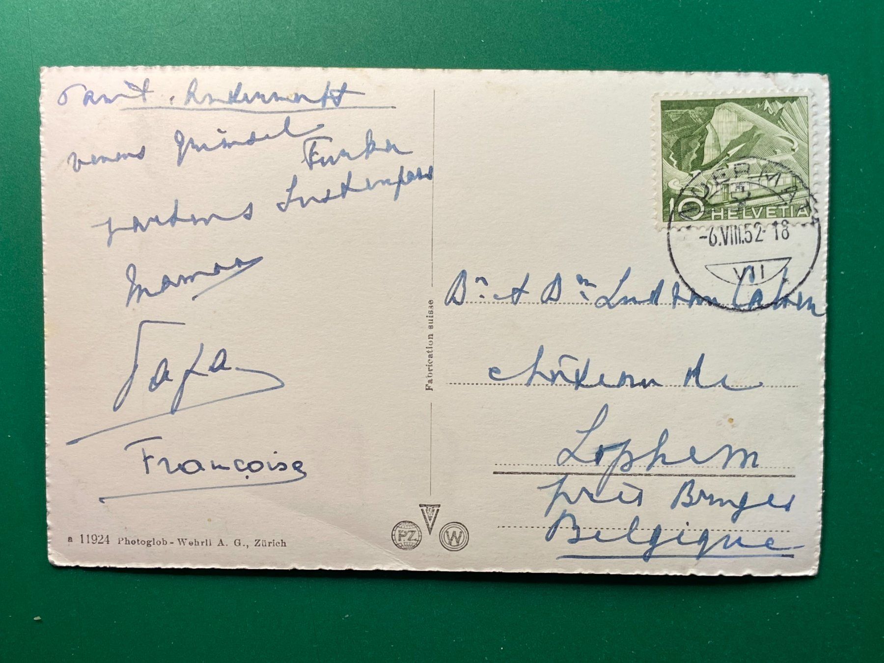 Cartoline postali: Sustenstrasse mit Steingletscher - Oldtimer-Bus !!! – Usato da Steg VS venduto da danwer74 1