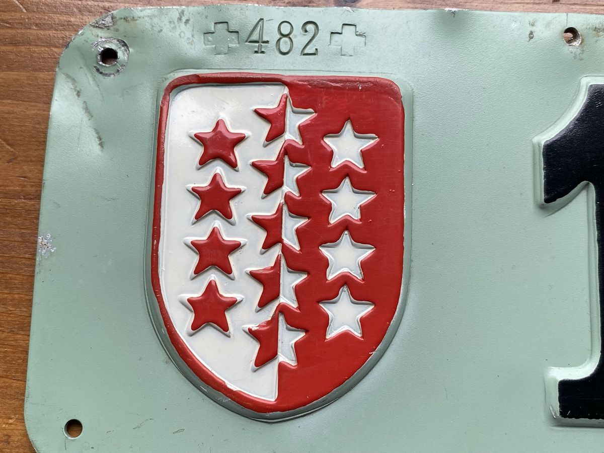 Hürlimann Insegne: Antique plaque VS pour tracteur Oldtimer – Usato da Cossonay-Ville venduto da Jeromek 5