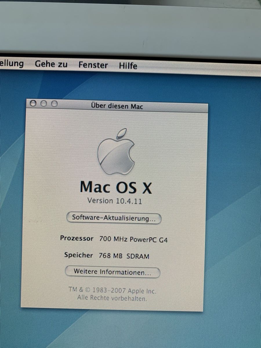 Apple PCs: Imac G4 Oldschool – Gebraucht aus Laupen BE von CARLOS-HGT 3