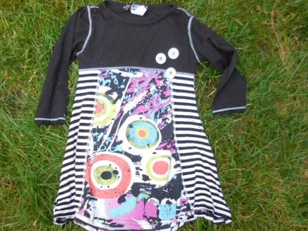 ca. Gr. 92 Kleid wie Desigual Länge42cm Achsel einfach 25cm