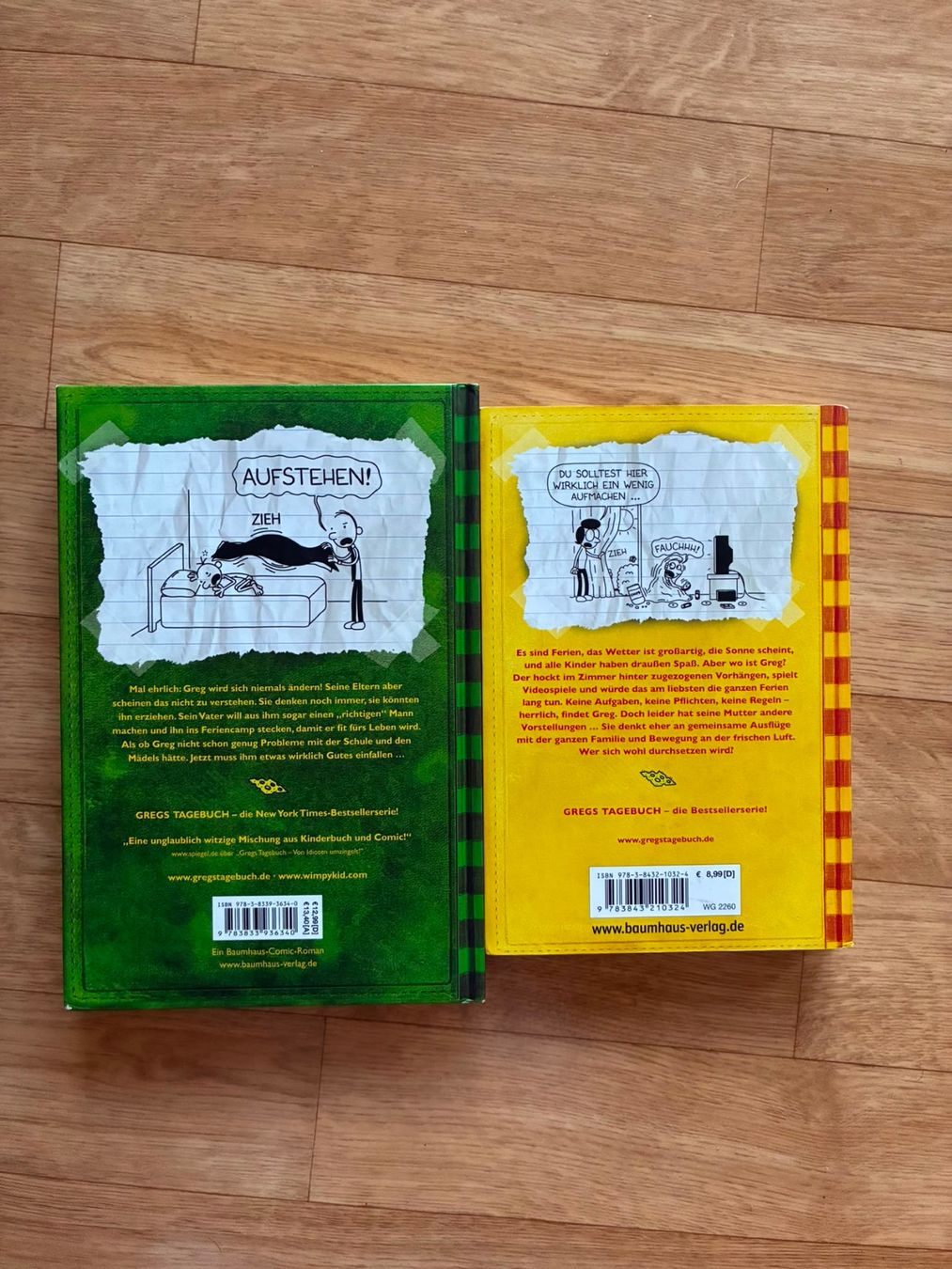 Libri: Gregs Tagebuch 3 & 4 Jeff Kinney Comic-Roman – Usato da Frauenfeld venduto da locito09 1
