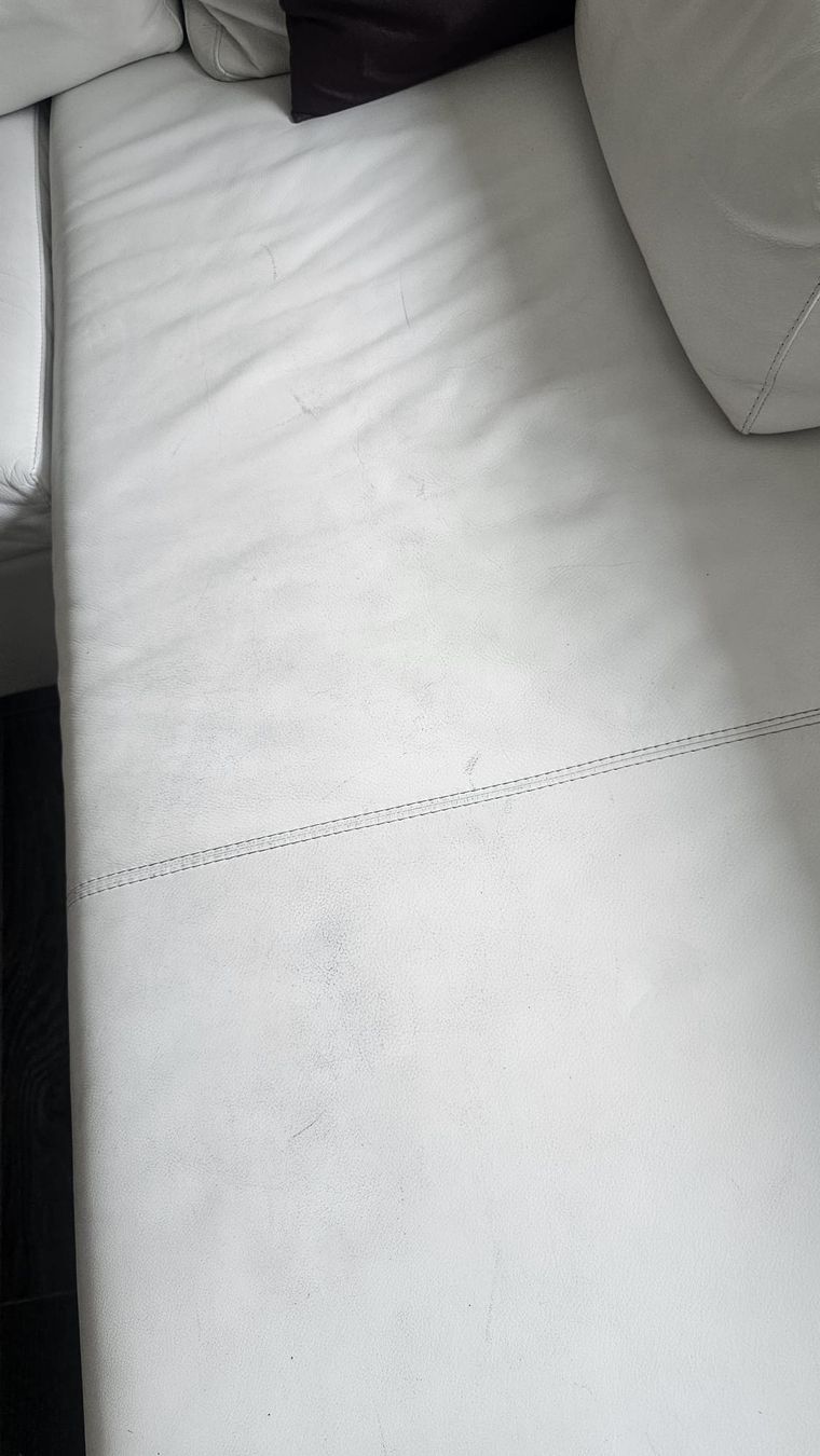 Sofas: Ecksofa, Leder, weiss – D'occasion à Freienstein par Mitenand 8