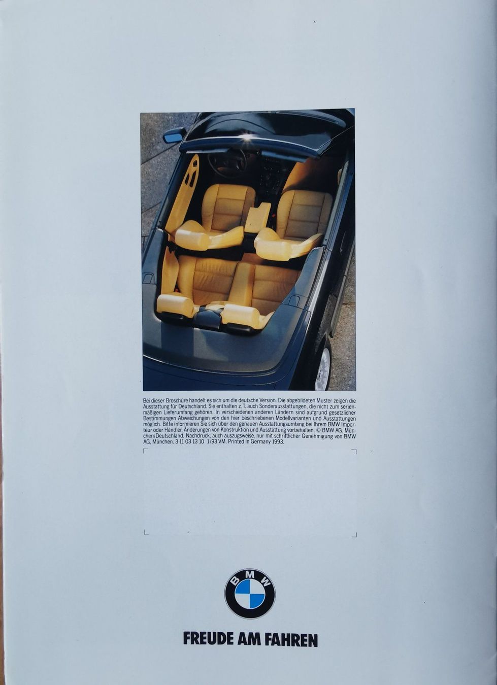 BMW Documenti: BMW 1993 (Farben,Materialien) – Usato da huenenberg venduto da Suizofelize 5