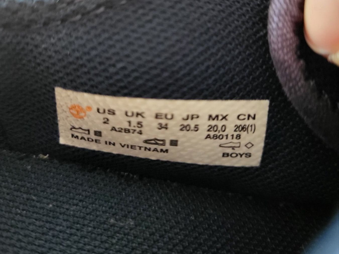 Timberland Scarpe da uomo: Kinder Sneakers Timberland Gr. 34 – Usato da Zumikon venduto da cozurich 3