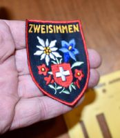 VINTAGE Badge ZWEISIMMEN nos ST. GALLER STICKEREI abzeichen