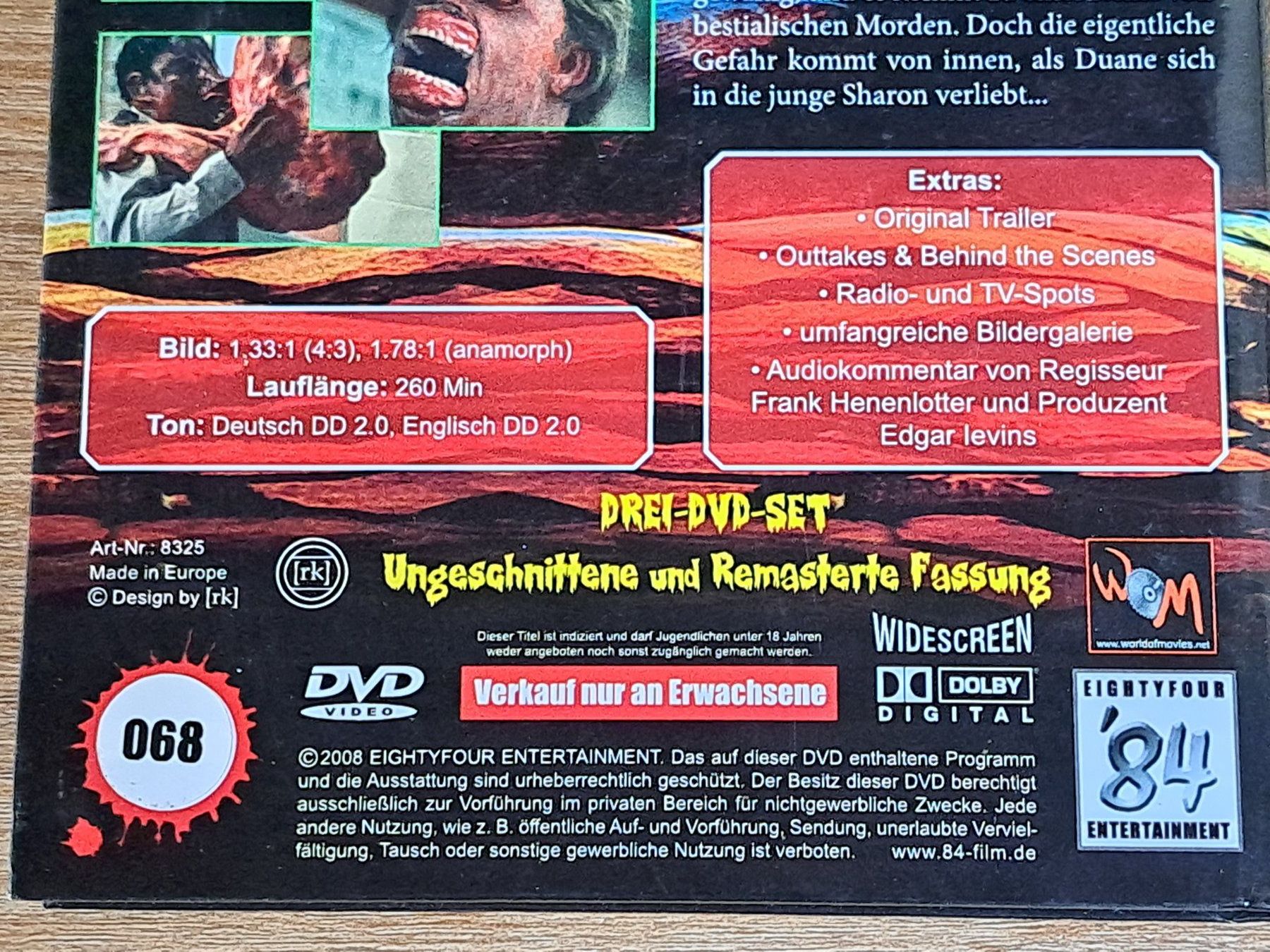 Tutti i DVDs: DVD BASKET CASE TRILOGY Grosse Hartbox mit 3 Filmen – Usato da Unterseen venduto da Kanica 5