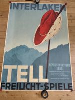 Plakat Poster Tell Freilicht-Spiele Interlaken A. Diggelmann