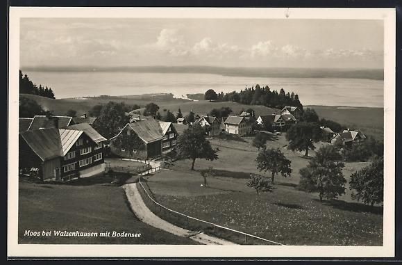 Cartes postales: Walzenhausen, Moos mit Blick zum Bodense – D'occasion à Berlin par bartko-reher