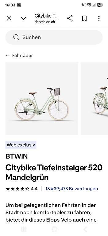Vélos: Suche Damenvelo. – D'occasion à Ipsach par szb_cbv9