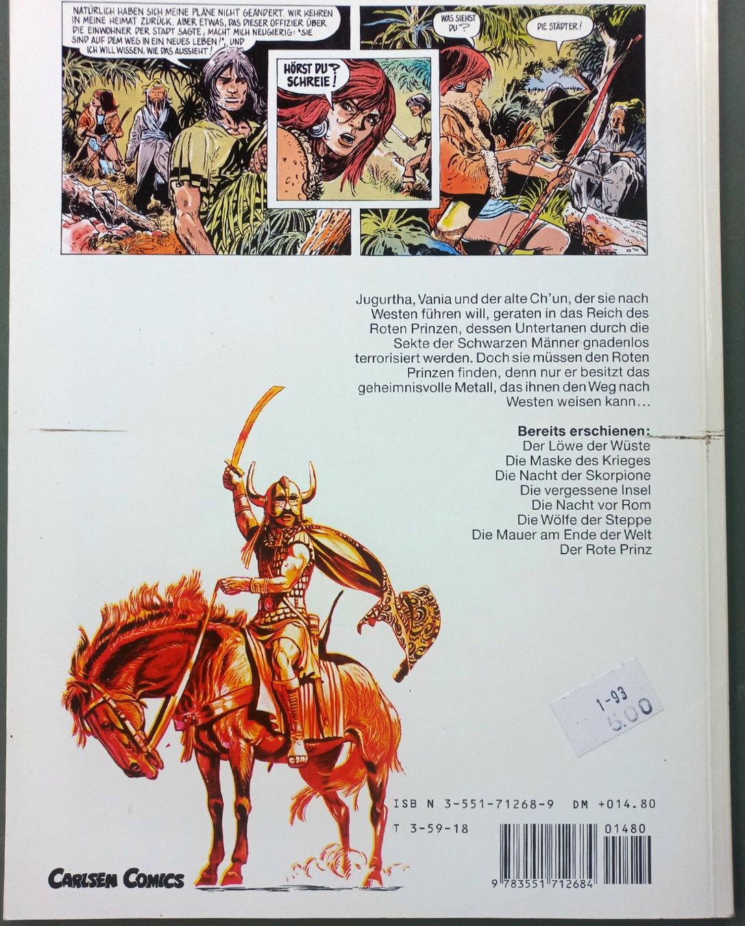 Fumetti: Comic - Jogurtha 8 - Der Rote Prinz – Nuovo (secondo la descrizione) da Niederuzwil venduto da lubimaja 4