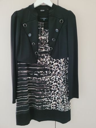 elegantes Trägerkleid mit Bolero-Jacke Gr. 36
