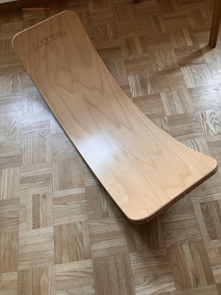 Giocattoli: Wobbel Balanceboard mit Filz – Usato da Hinwil venduto da Birebaum_1