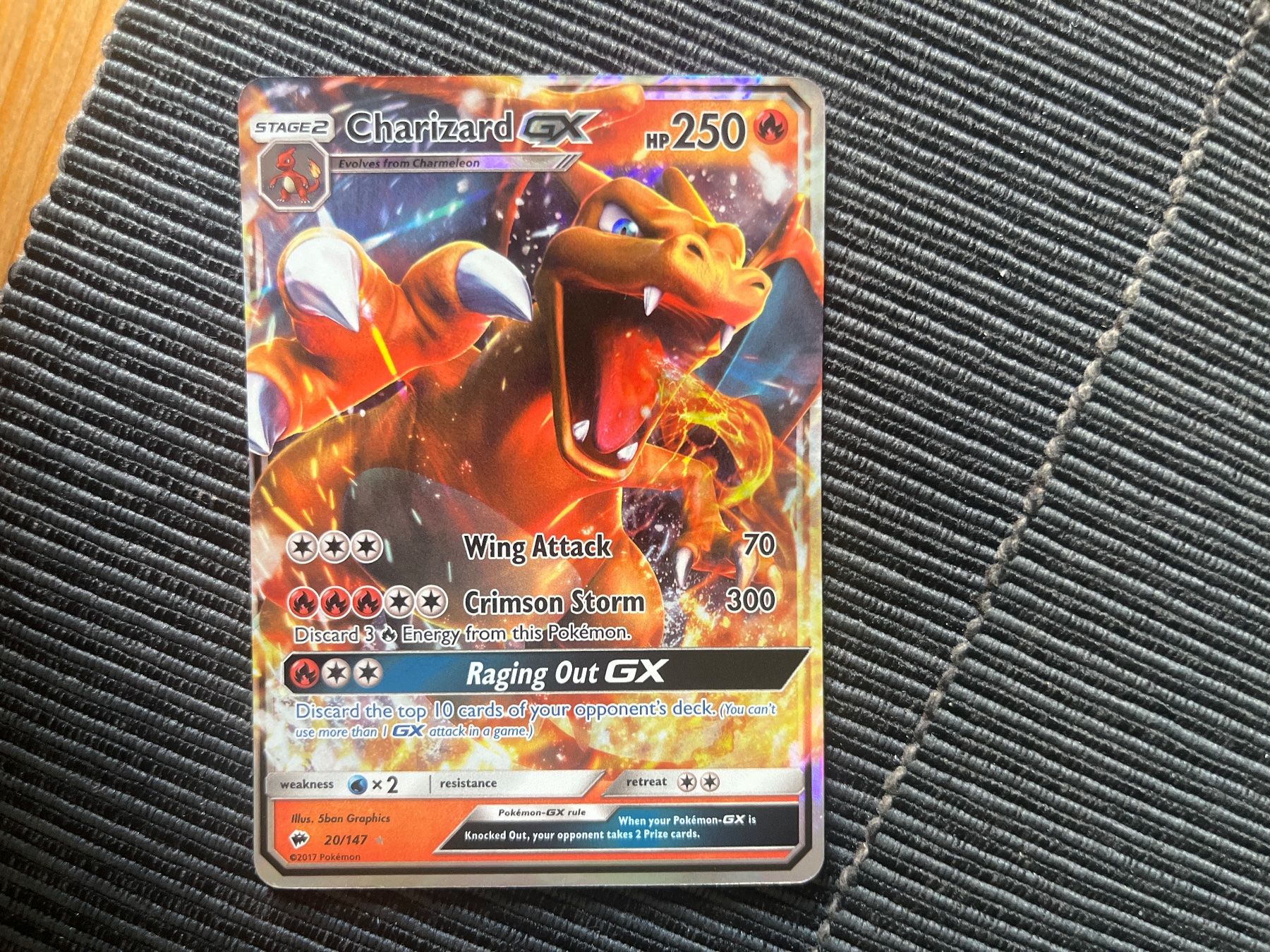 Pokémon Carte collezionabili: Pokemon Charizard GX Burning Shadows Mint – Nuovo (secondo la descrizione) da Wabern venduto da Collectfun