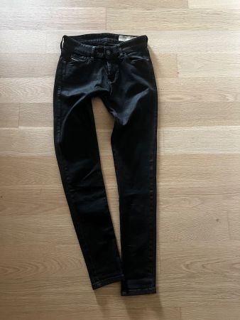 Diesel Jeans Slandy schwarz w24 l30 denim super skinny