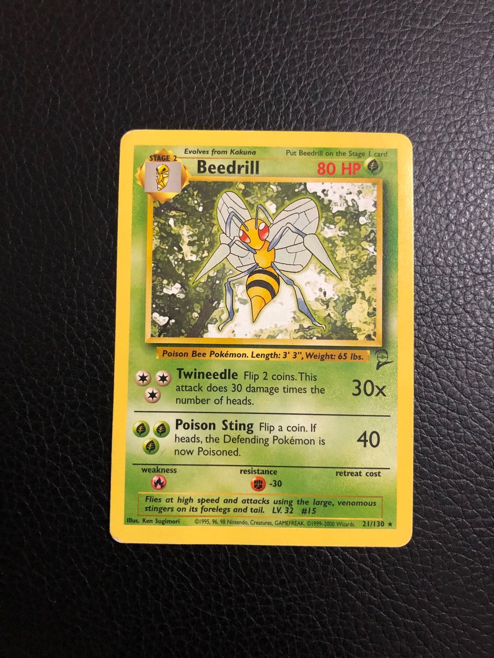 Pokémon Cartes à collectionner: Base Set 2 - Beedrill rare 21/130 Ab 1 – D'occasion à Paradiso par Pkmn10