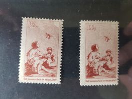 Pro Juventute Briefmarken Vorläufer postfrisch Jahrgang 1912