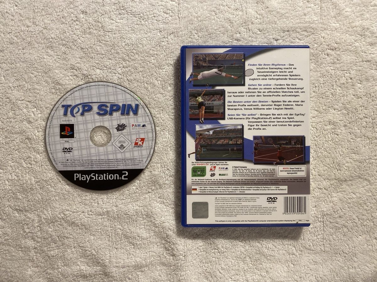 Sony Giochi: Top Spin PS2 – Usato da Reichenbach i. K. venduto da Daniel840 1