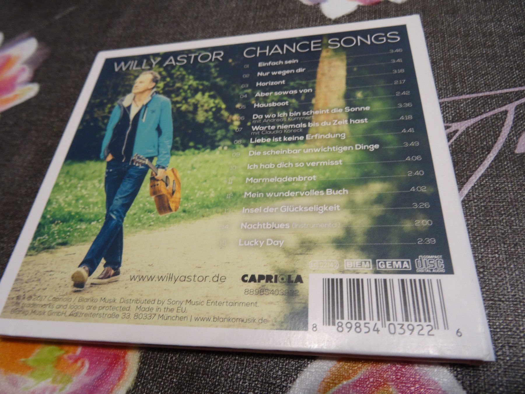 CD: Willy Astor - Chance Songs CD – Usato da Olten venduto da Disc-Ausverkauf 1