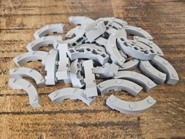 lego 48092 lot de 40 pièces Light Bluish Gray Brick, Round