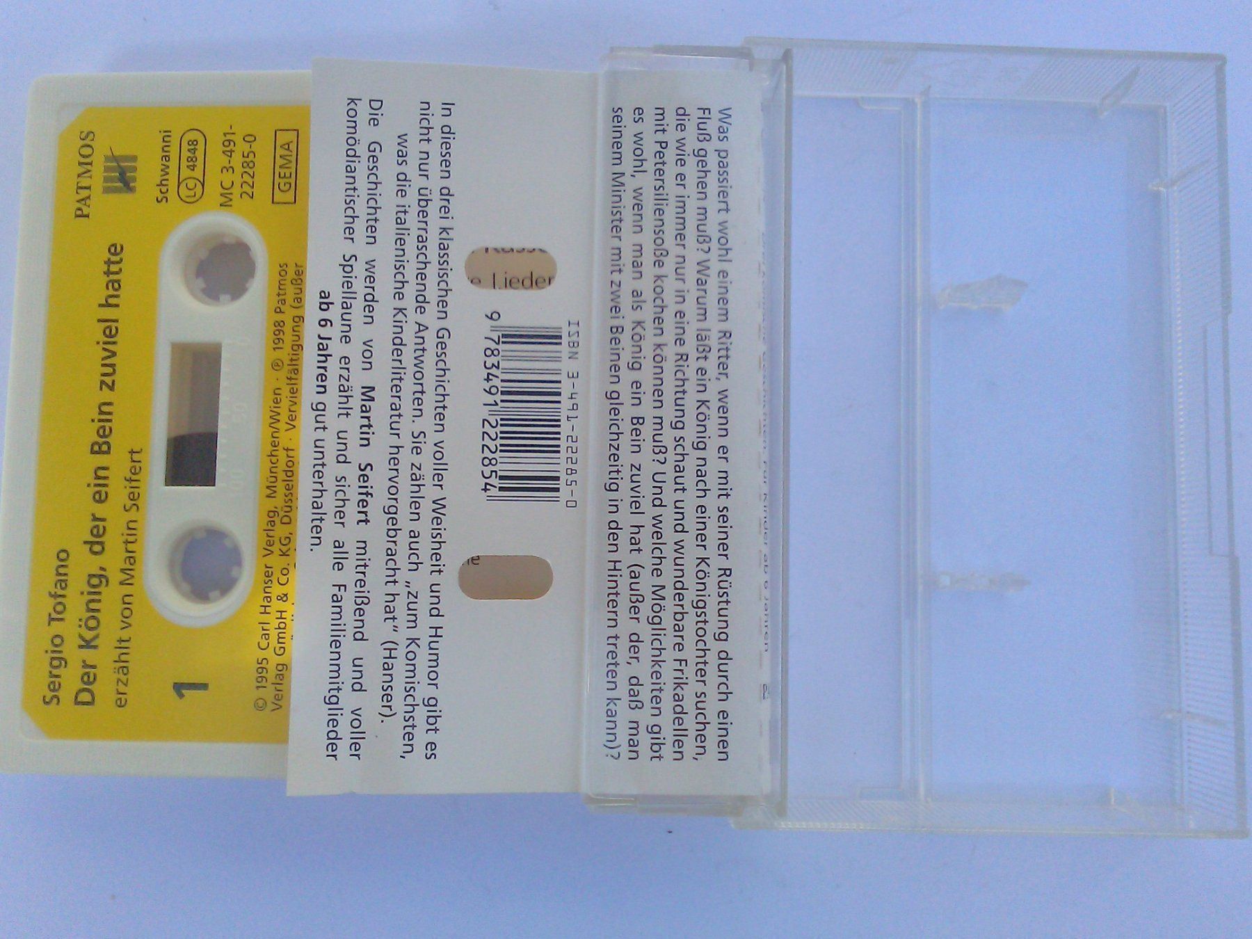 Musicassette: Der König der ein Bein zuviel hatte – Usato da St.Galllen venduto da elkaphone 5