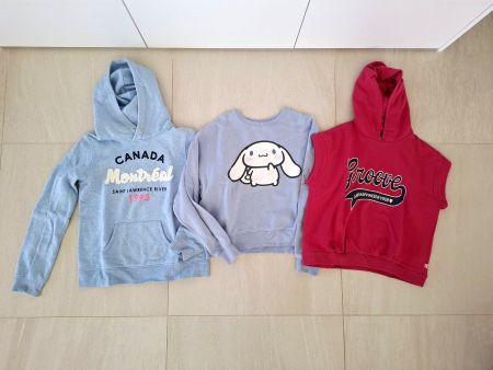 Hoodies-Set, 3 Stück, Mädchen Gr. 146-164, Top Zustand
