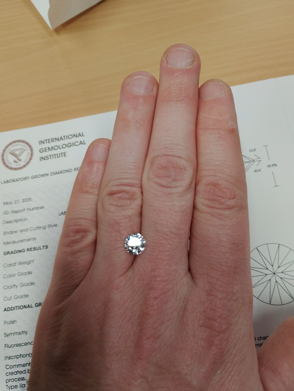 Pietre preziose: 2.06ct Diamond VVS2 E ID 2EX (lab) éco-diamond – Nuovo e nell'imballaggio originale da Genève venduto da Monkey_Soldier 4