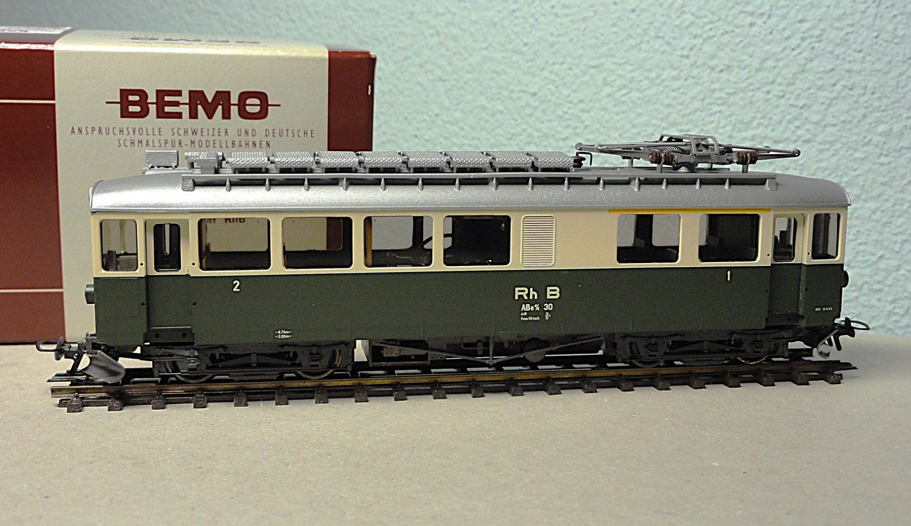 BEMO H0m 1268 110 - ABe 4/4 RhB 30 Berninatriebwagen (Neu (gemäss