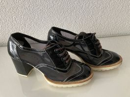 Festa Milano, Damenschuhe, Gr. 36,  schwarz mit Absatz