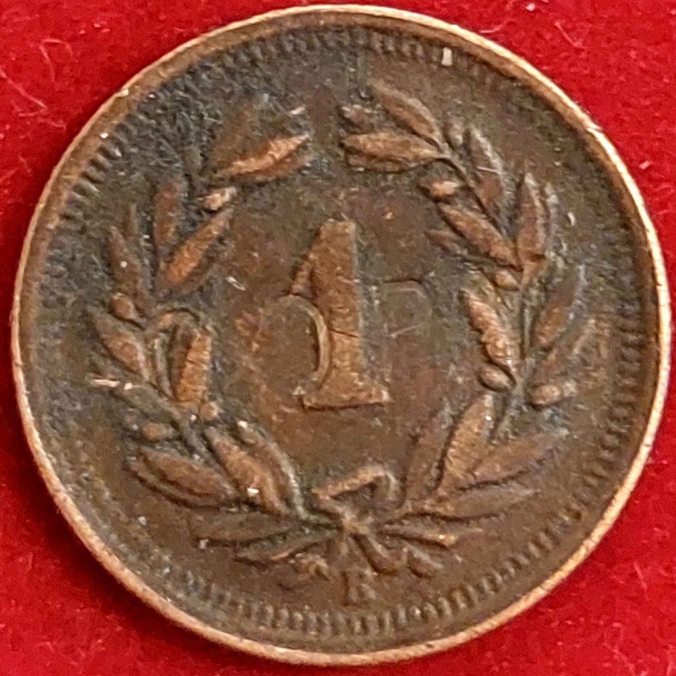 Tutti le monete: 1 Rappen 1870 (Replica) – Usato da Arch venduto da repros 1