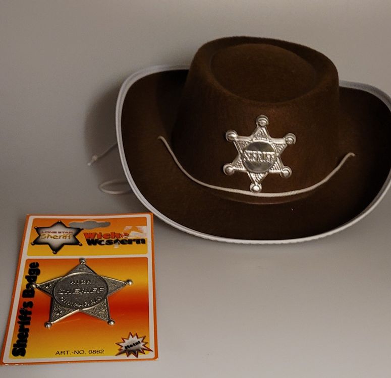 WIDMANN Sheriffstern – Authentisches Abzeichen Aus Metall – Für Kostüm, Karneval & Spiele