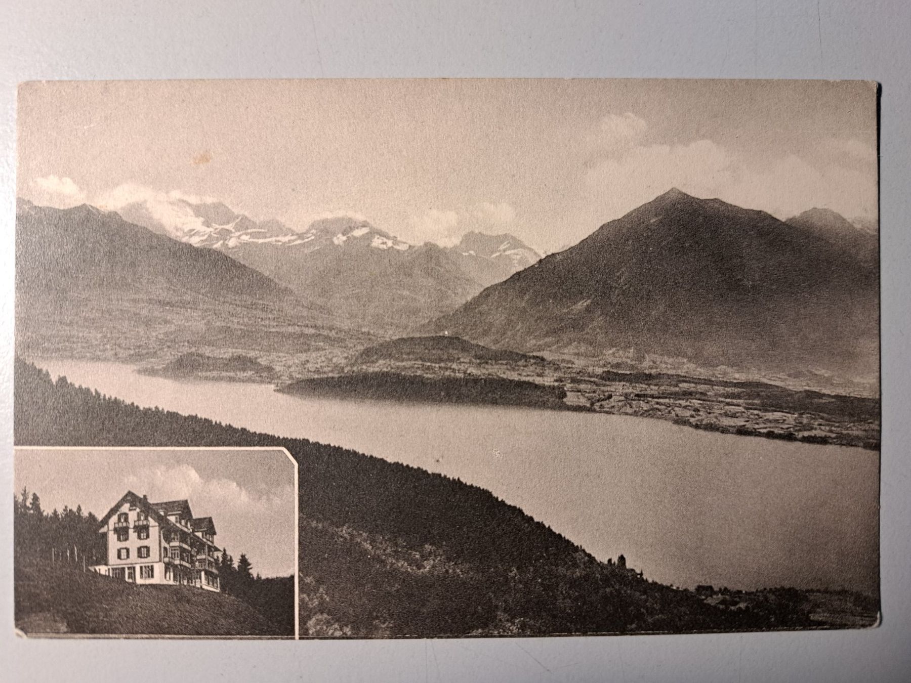 Cartoline postali: Pension Waldheim-Haltenegg ob Thun – Usato da Kirchberg BE venduto da Soldino