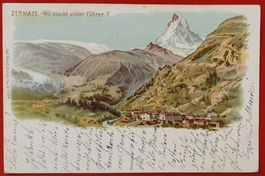 Zermatt 1898 - Wo steckt unser Führer?
