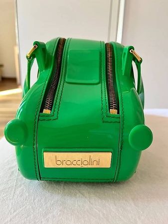 Borsa Braccialini carina Bag verde, come nuova