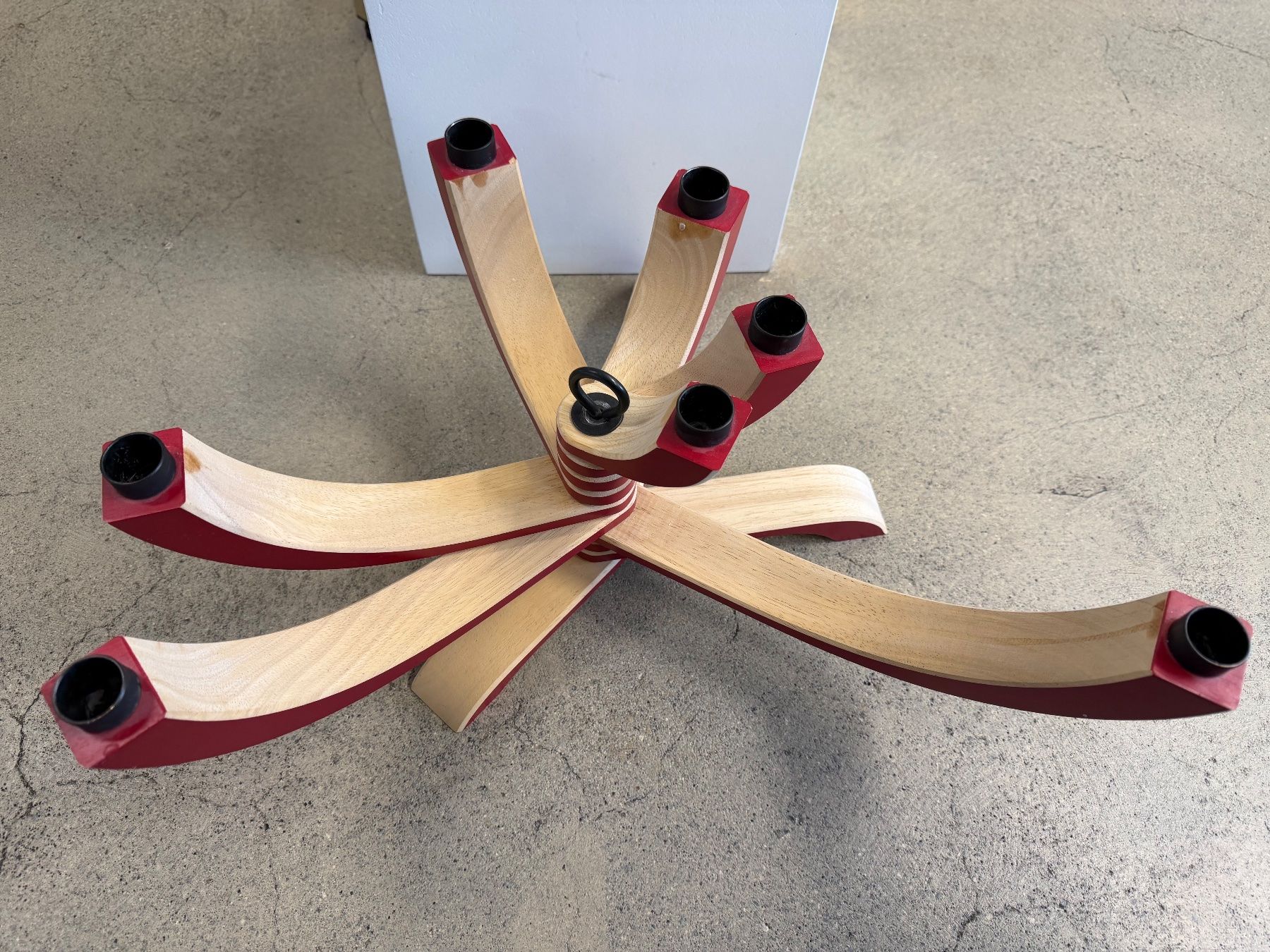 Kerzenständer: Kerzenständer Nordic Light, Design House Stockholm in rot – Gebraucht aus Gümligen von Brocki-Reimal-Stift 2