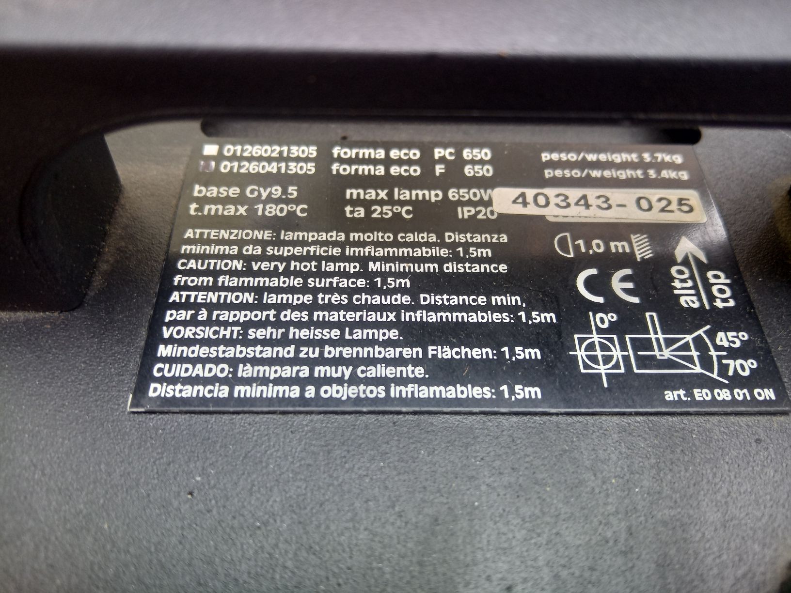 Lampen: TEC Forma 650 – Gebraucht aus Villars sur Glâne von personlambda 3