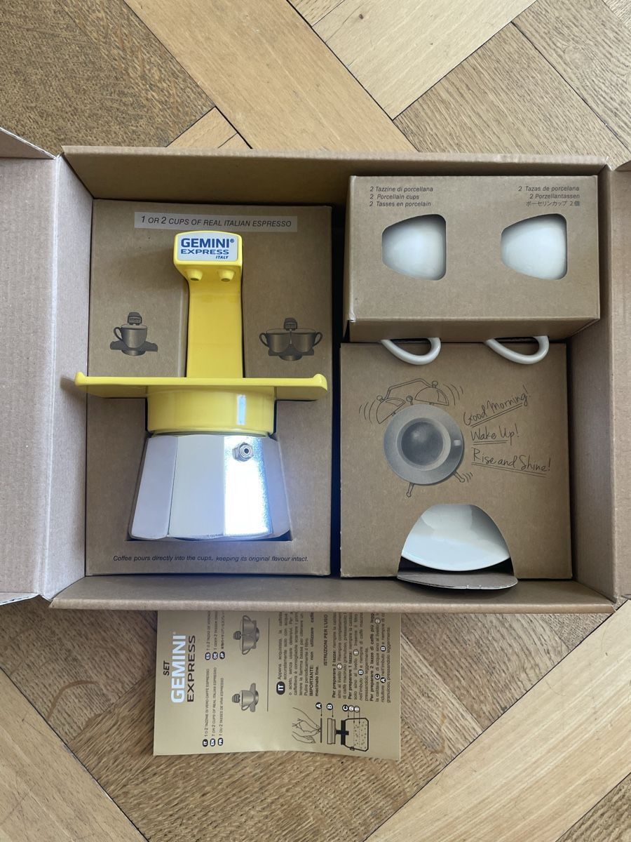 Kaffeemaschinen & Espressomaschinen: Set Gemini express – Neu und originalverpackt aus Zürich von Willy_Wonka