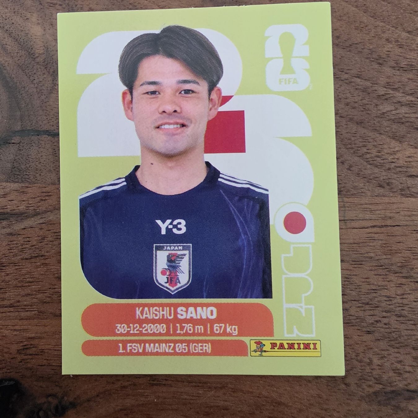 Panini Carte collezionabili: Panini JPN8 Kaishu Sano  – Nuovo e nell'imballaggio originale da Buchs AG venduto da LogoParts