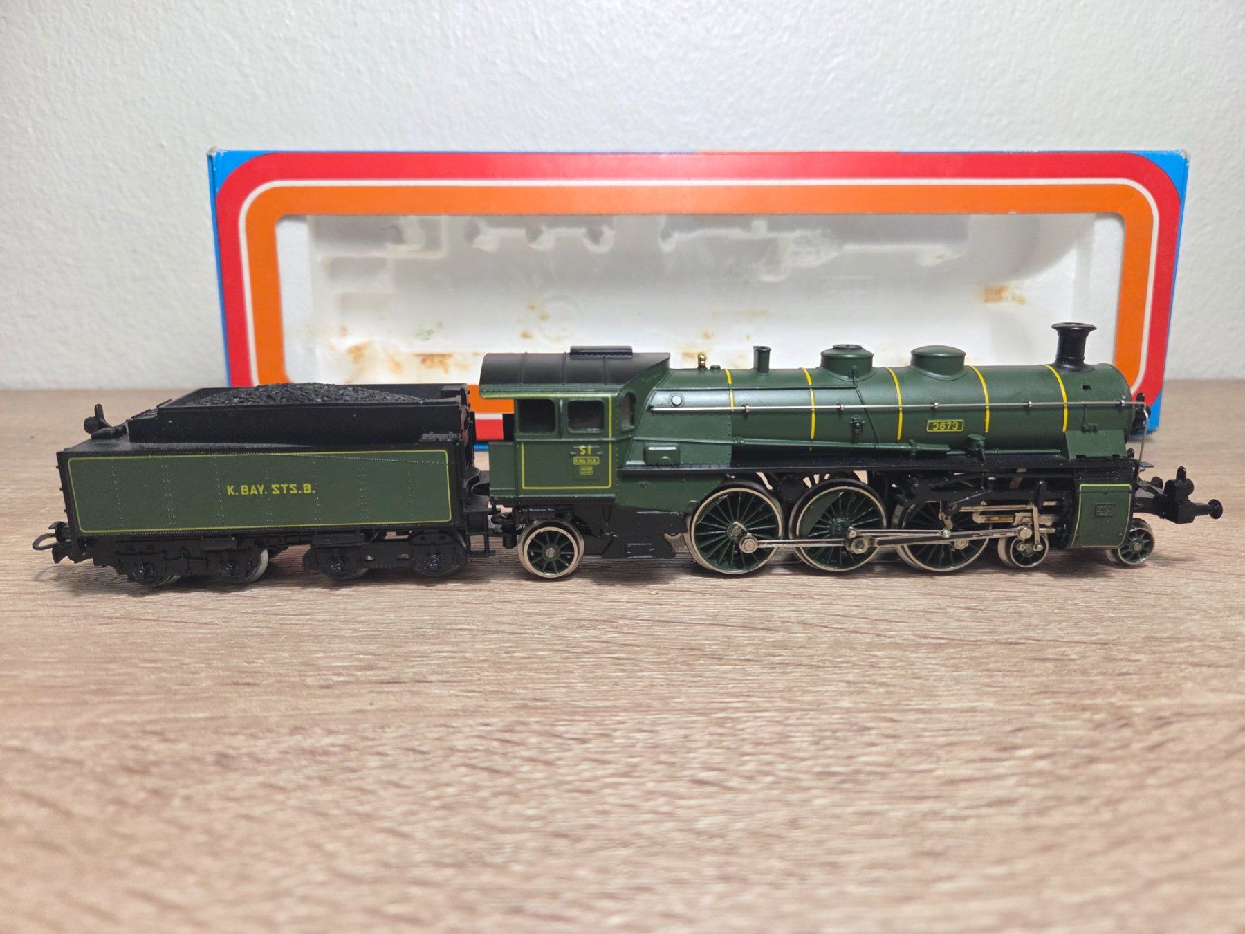 Märklin Modellini di ferrovie: Märklin 3092 Dampflok K.Bay.Sts.B H0 – Usato da St-Aubin-Sauges venduto da Lo_Go 1