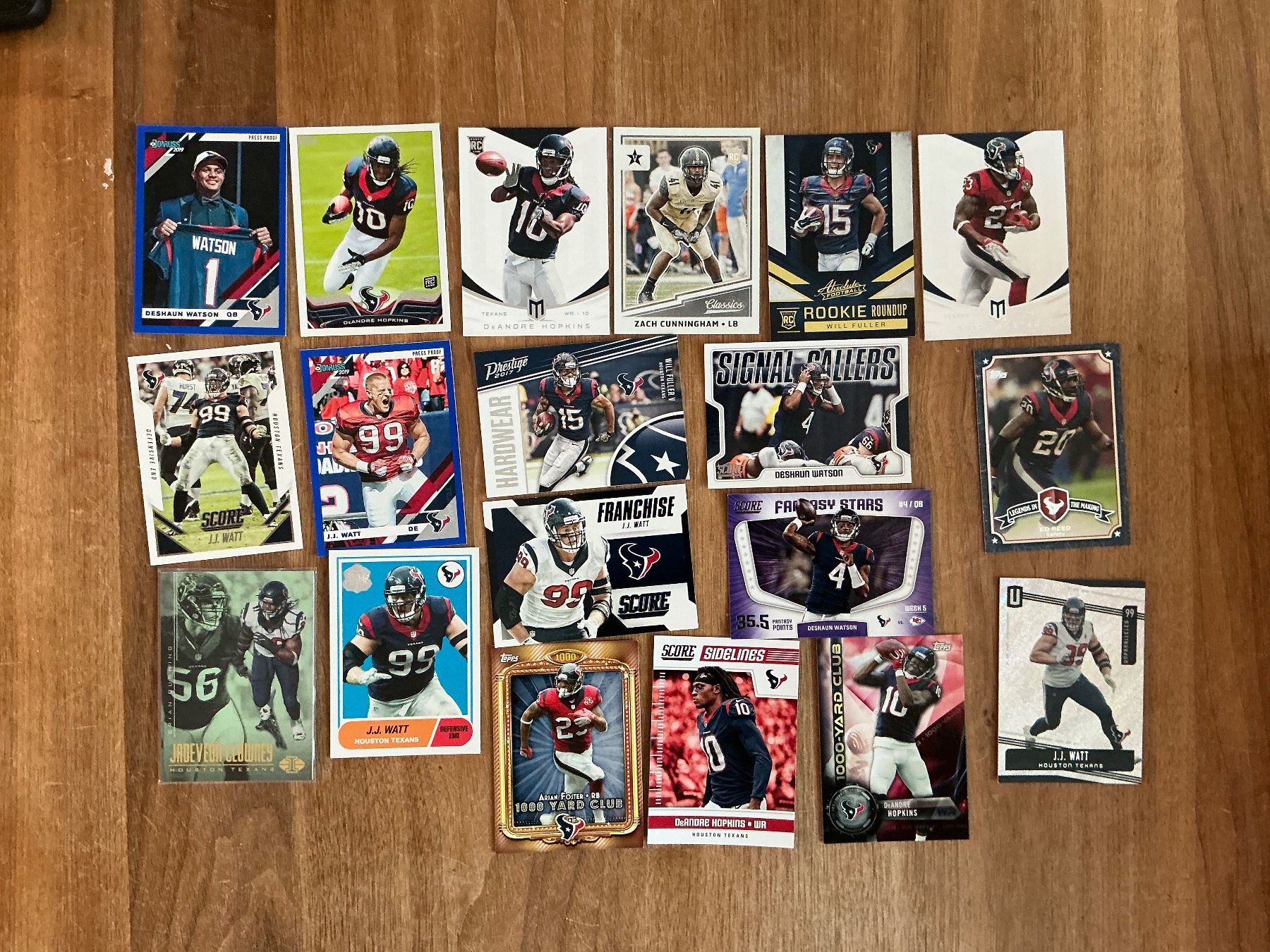 Panini Carte collezionabili: 19 NFL Trading Cards der Houston Texans – Usato da Zürich venduto da Candid85