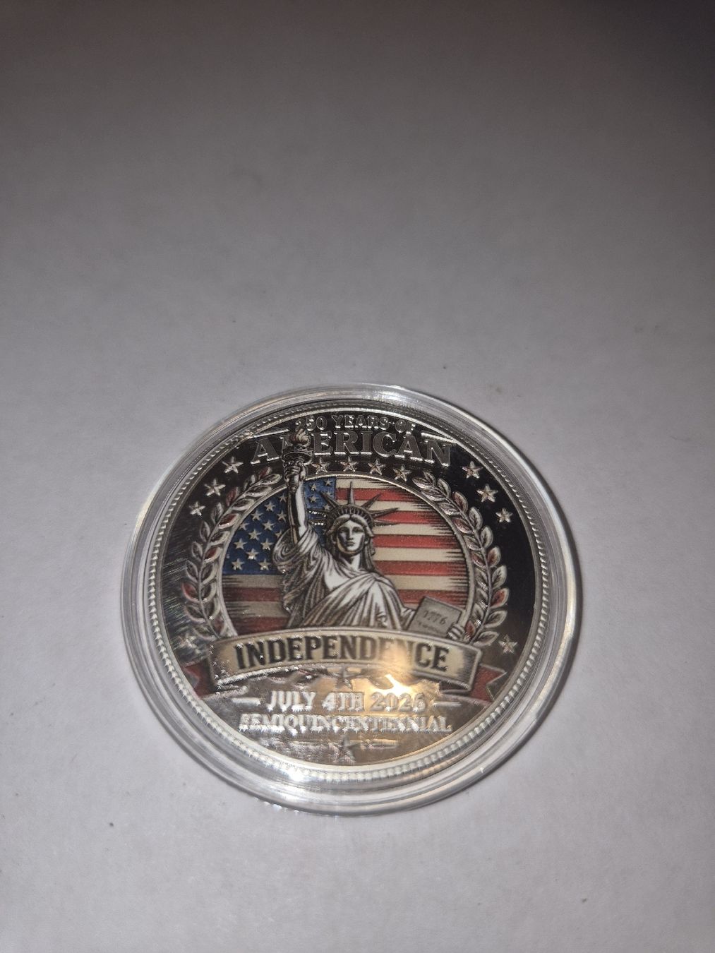 Alle Münzen: Pièce commémorative 250 ans USA – Neu (gemäss Beschreibung) aus Senèdes von hen_fw8b