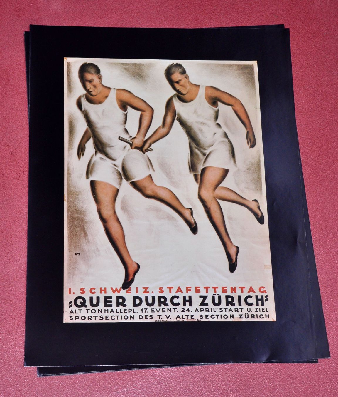 Poster & Bilder: Plakat ca. 50 x 39 cm Quer durch Zürich – Gebraucht aus Basel von fido_mania