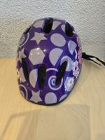 Casque vélo enfant fille XS/S violet fleurs étoiles occasion