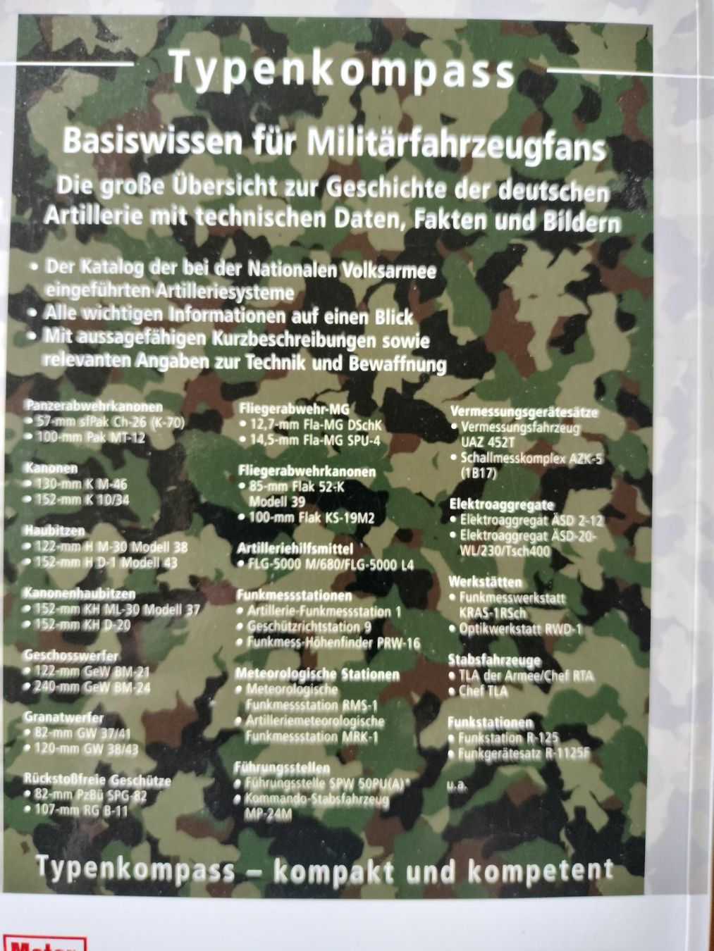 Libri: Buch , Artilleriesysteme der NVA DDR – Usato da Schwanden Sigrisw venduto da len_9yqg 1