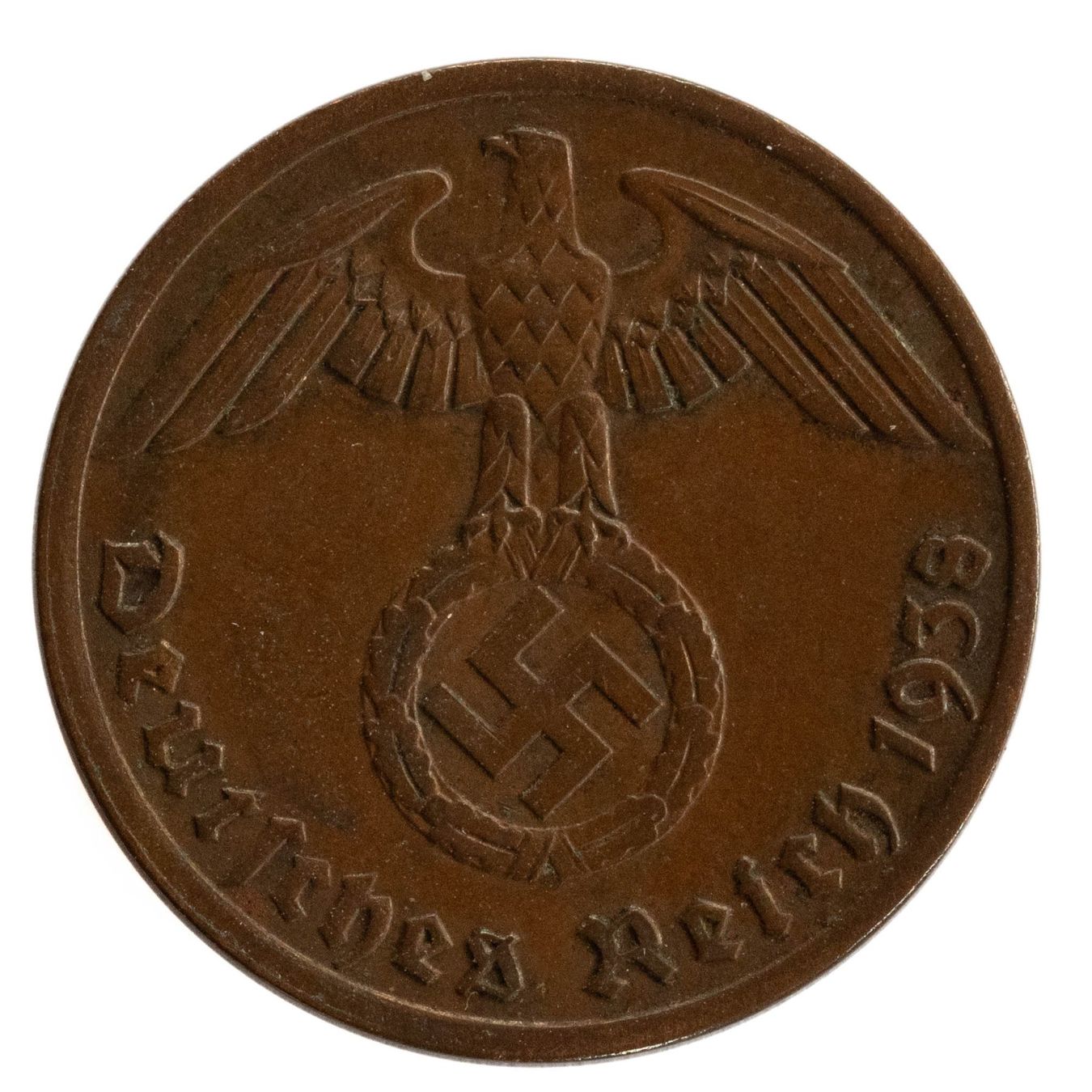 Tutti le monete: Deutschland - 1 Reichspfennig - 1938 - A – Usato da Rotkreuz venduto da num_6343 1