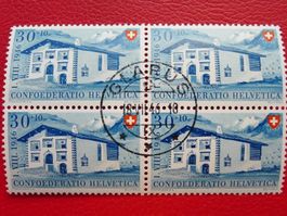 1946: Pro Patria: B33 mit Zentrums-Stempel GLARUS Kat: 100.-