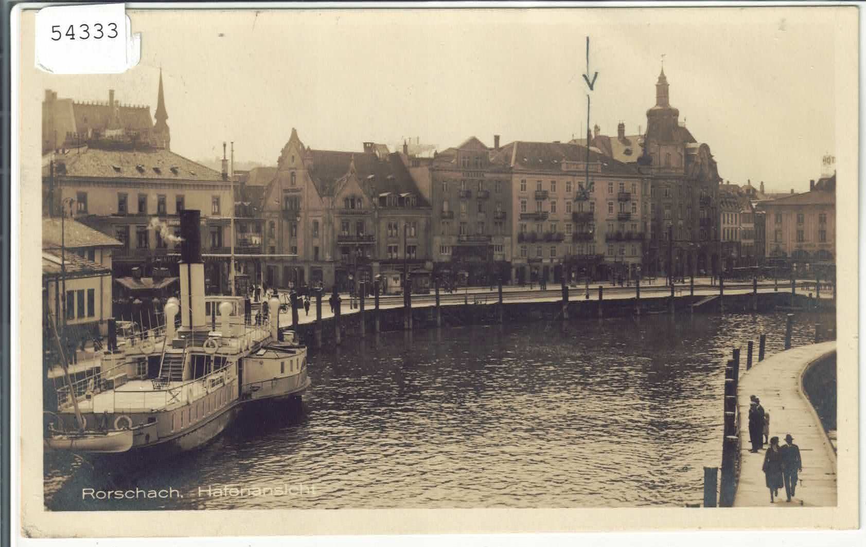 Cartoline postali: Rorschach - Hafenansicht – Usato da Ettingen venduto da Kartenplanet