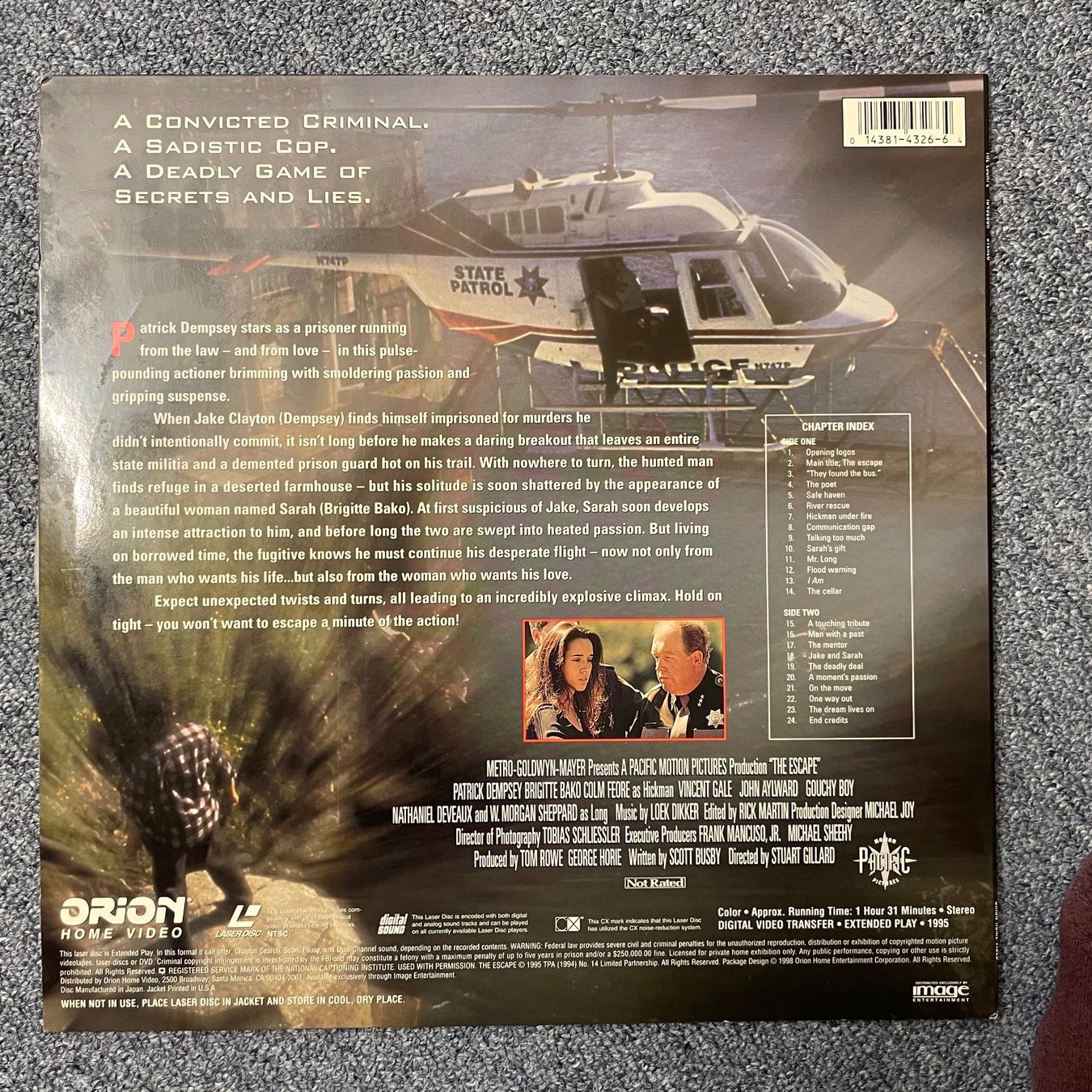 Alle DVDs: RARE: The Escape - LASER DISC - LD - Englisch Original – Gebraucht aus Stans von Brode 1